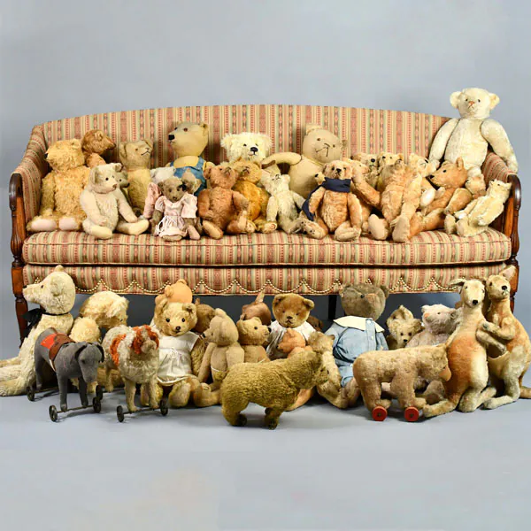 antique toy teddy bears