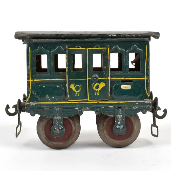 antique toy train car