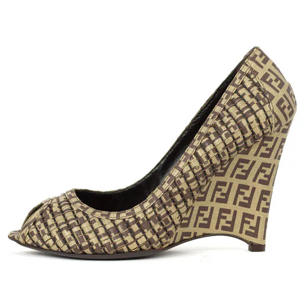 designer wedge shoe
